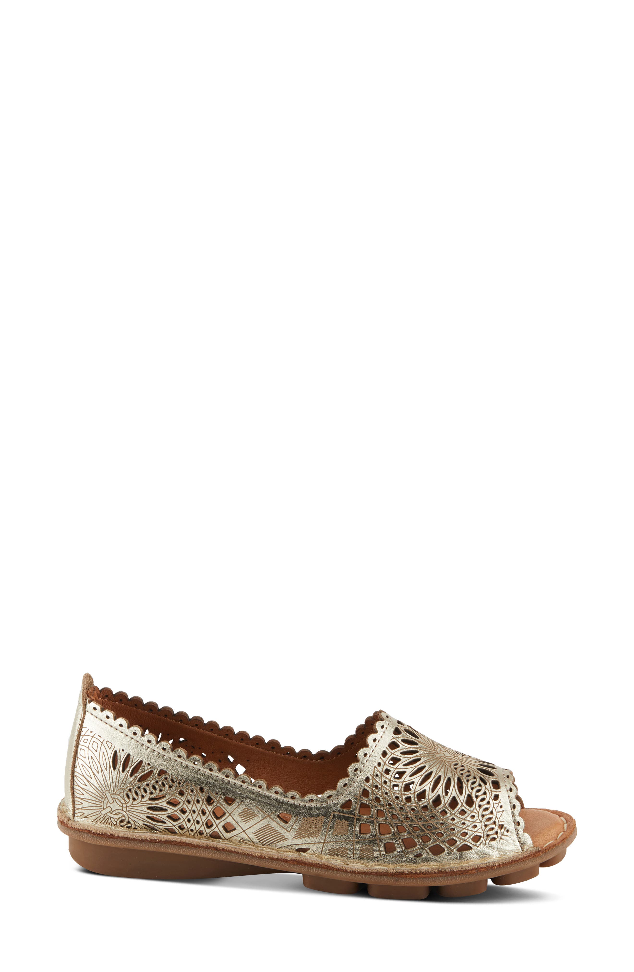 Brandal Sandal, Alternate, color, GOLD