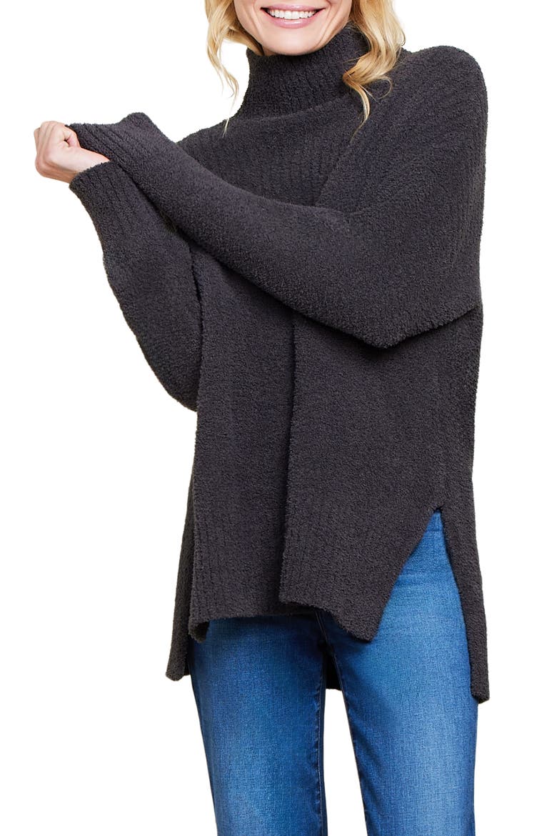 CozyChic™ High-Low Pullover, Main, color, CARBON
