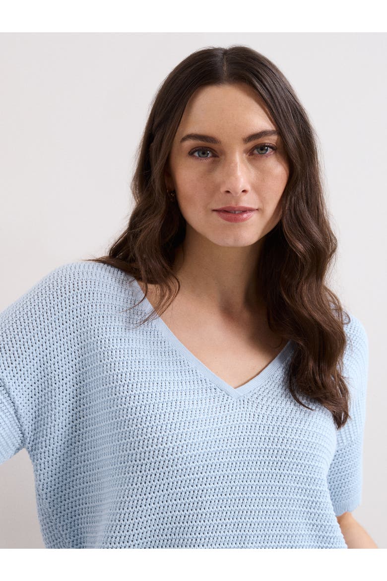 Amira Texture Jumper, Alternate, color, Blue