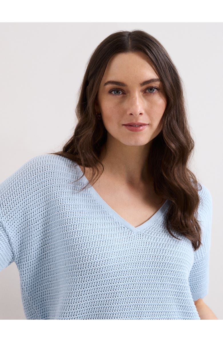 Phase Eight Amira Texture Jumper, Alternate, color, Blue