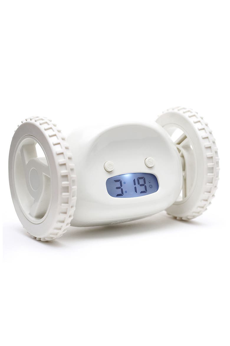 'Clocky' Alarm Clock, Main, color, ALMOND