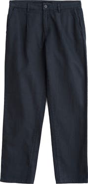Seasalt Cornwall Helmsman Pleated Tapered Linen & Organic Cotton Pants