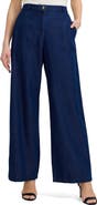 Foxcroft Blaire Wide Leg Denim Pants