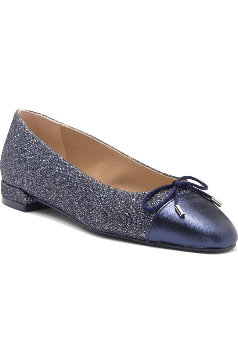 Stuart Weitzman Sleek Bow Flat, Main, color,