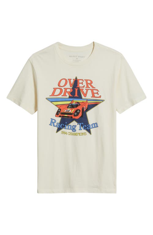 The Forecast Agency Overdrive Racing Cotton Graphic T-shirt In White