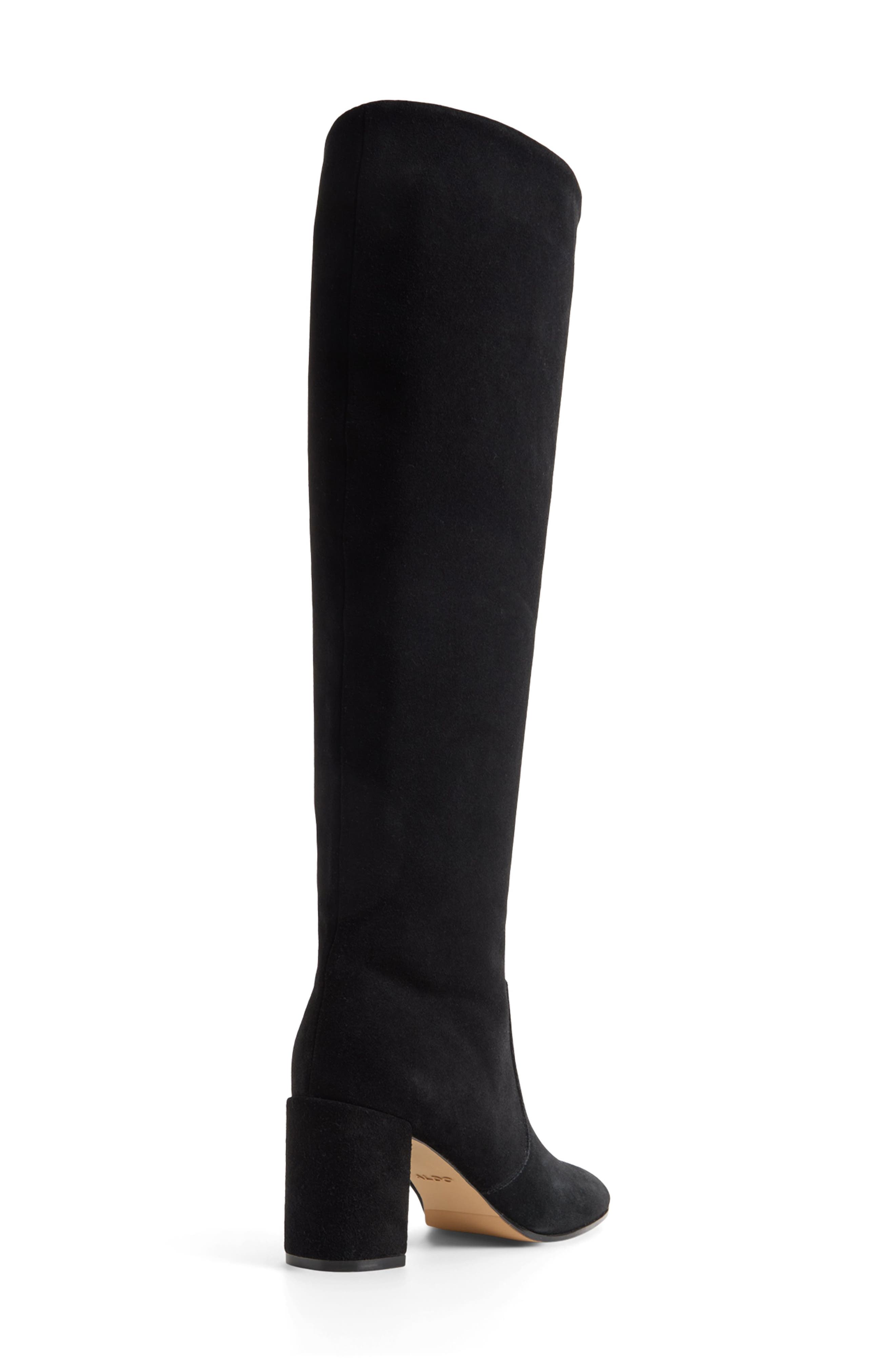 Seline Knee High Boot, Alternate, color, BLACK