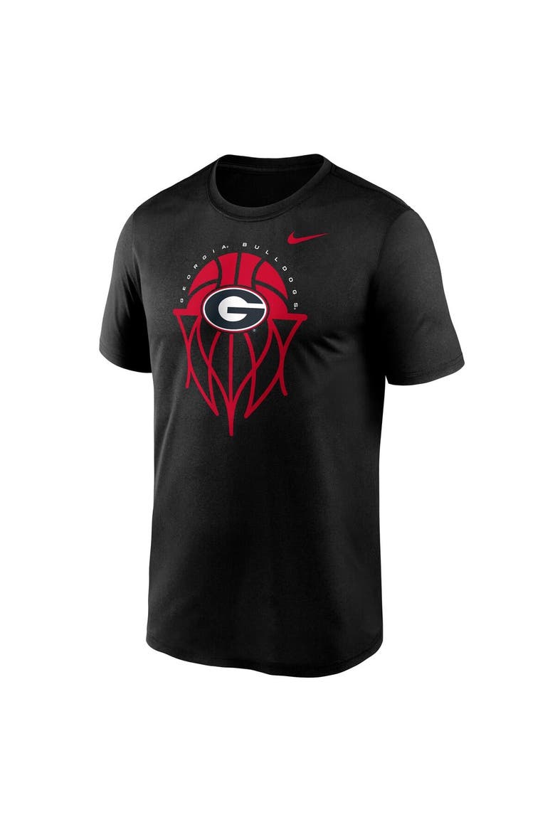 Men's Nike Black Georgia Bulldogs Basketball Icon Legend Dri-FIT T-Shirt, Alternate, color, Black