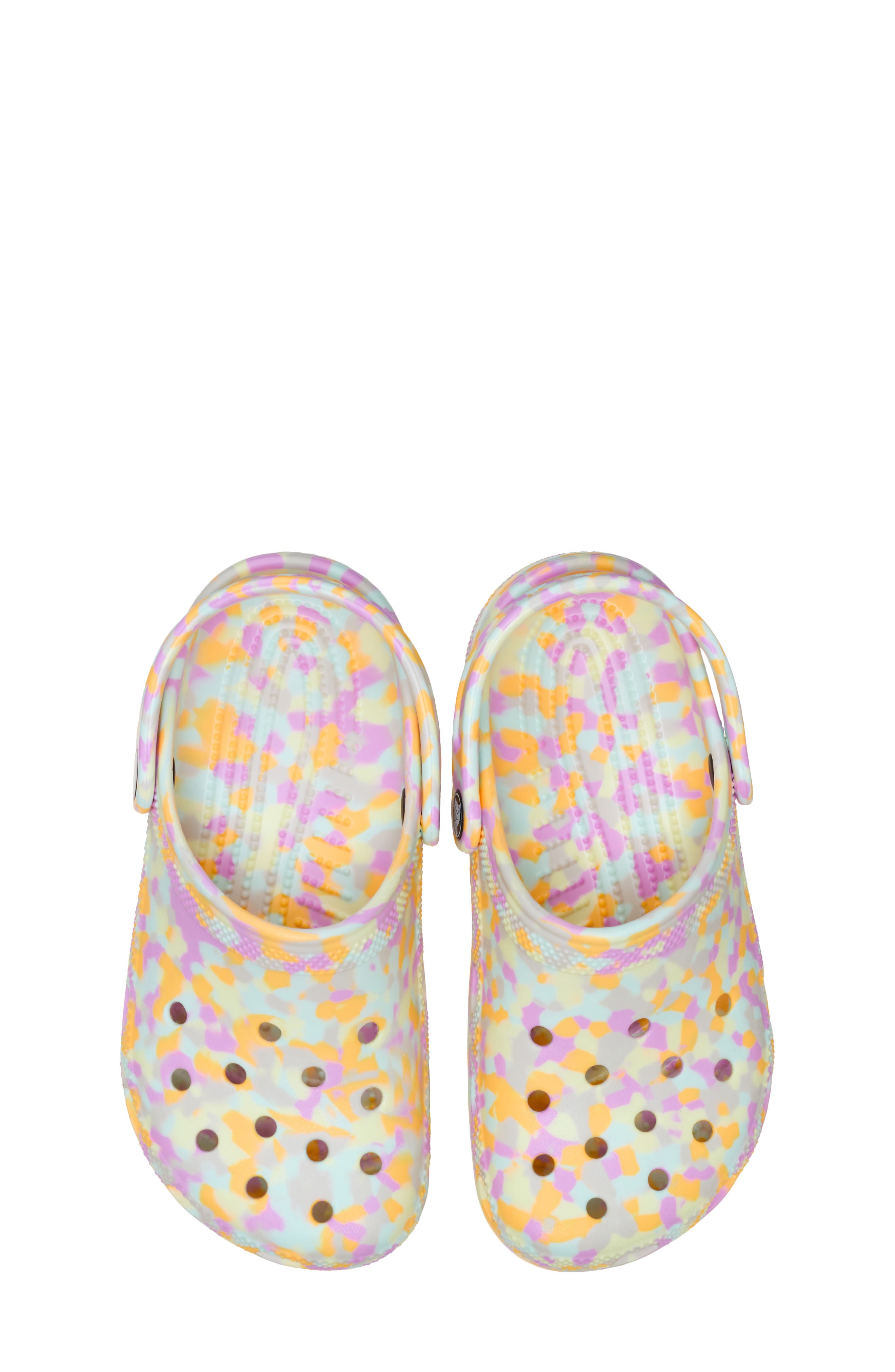 Kids' Classic Glow Confetti Clog, Alternate, color, MULTI GLOW