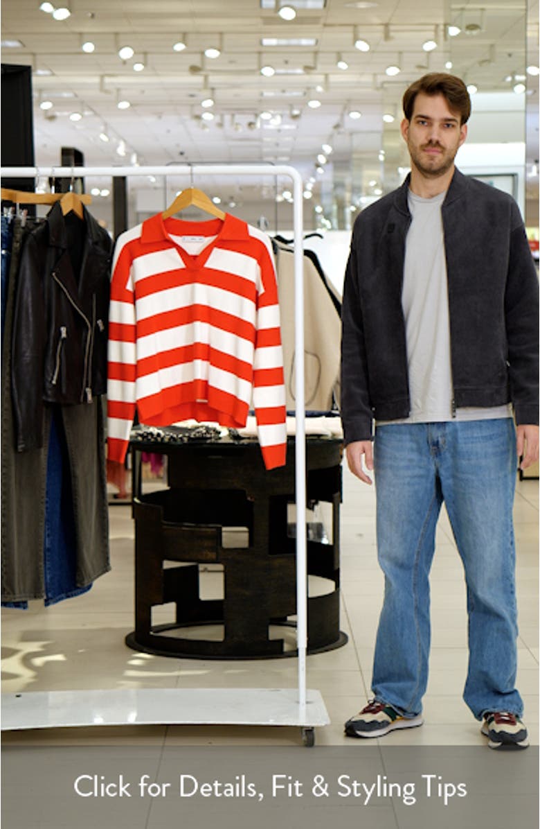 Stripe Polo Sweater, sales video thumbnail