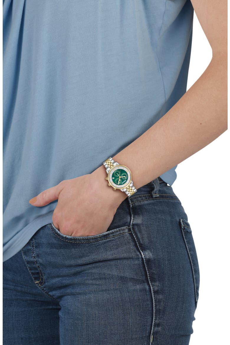 Classic Round Chrono Bracelet Watch, 38mm, Alternate, color, TTE