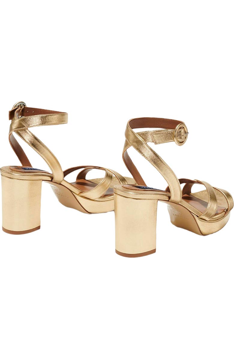 MARGAUX The Platform Sandal, Alternate, color, Gold