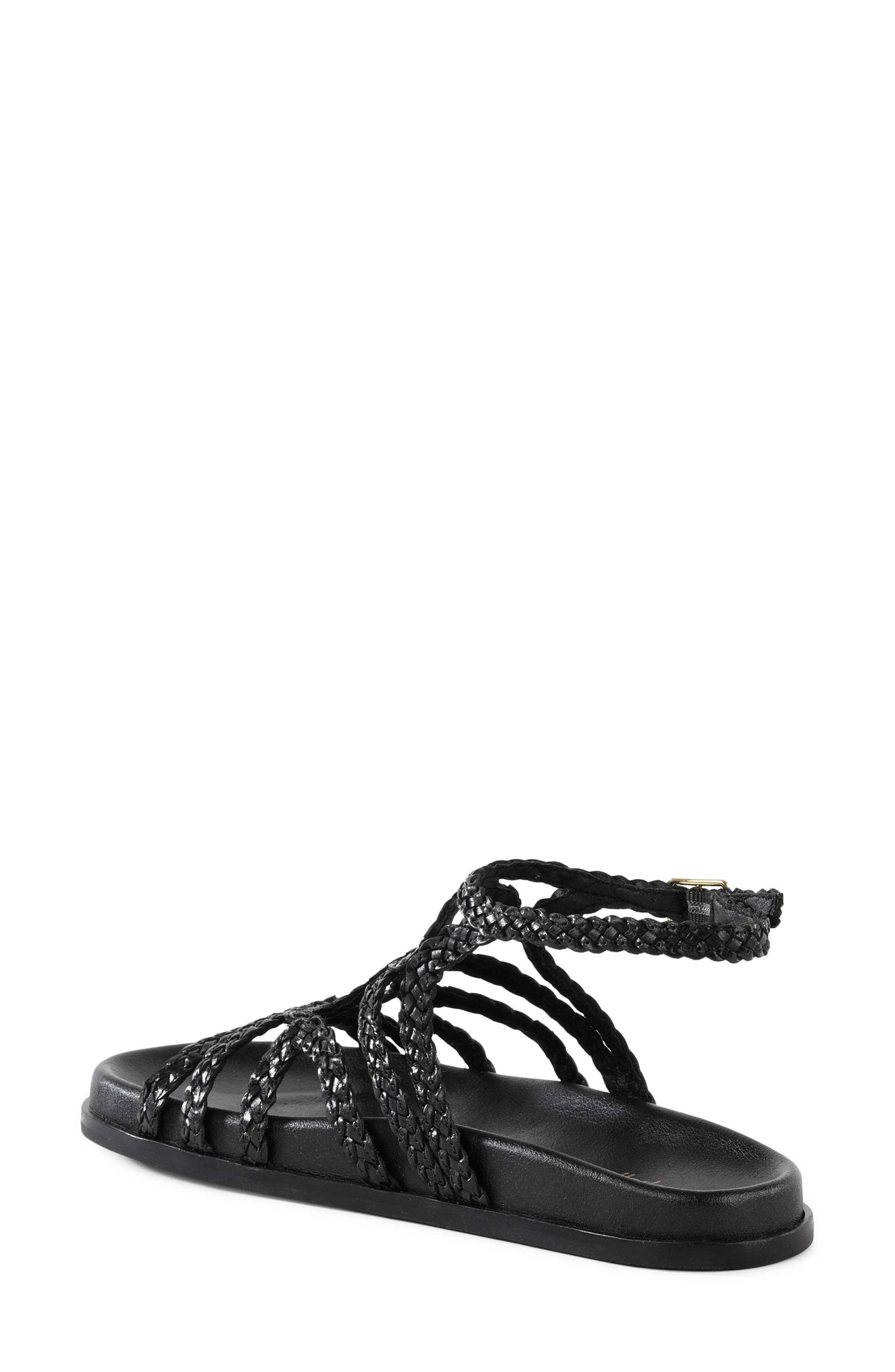 Seychelles Sweet Emotion Ankle Strap Sandal, Alternate, color, Black