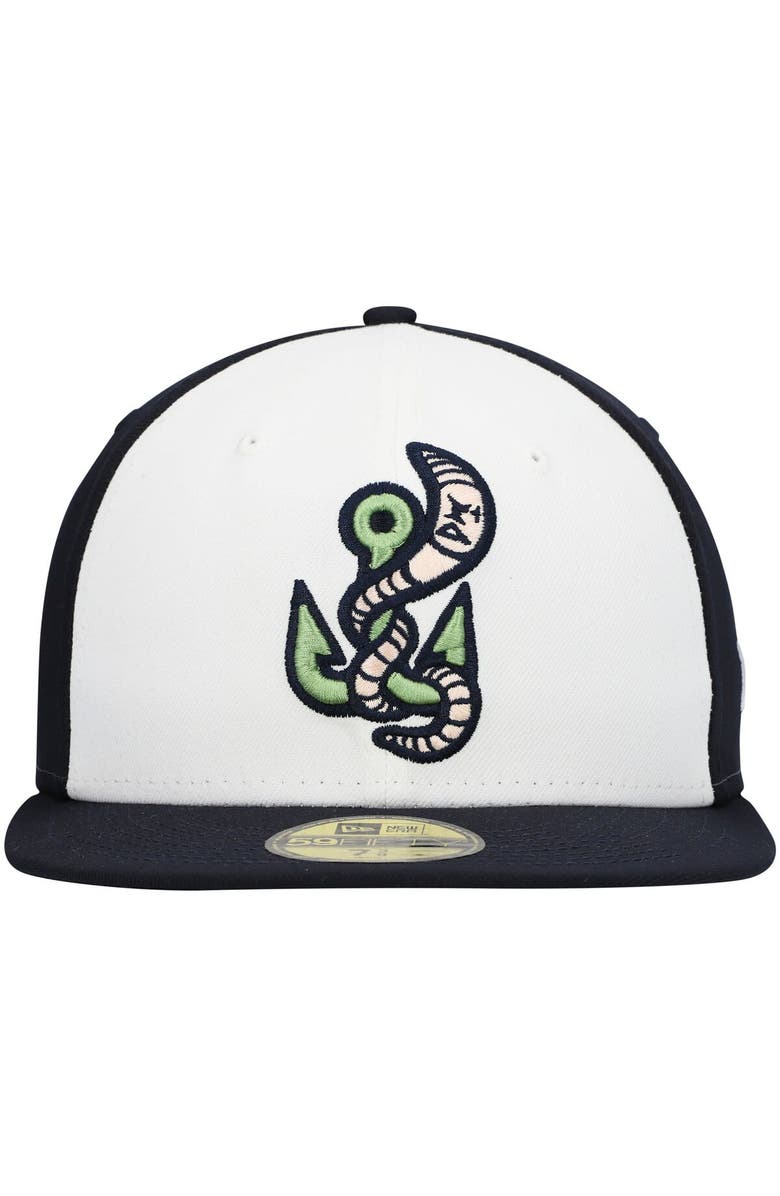 New Era Men's New Era White Gwinnett Stripers Authentic Collection Team Alternate 59FIFTY Fitted Hat, Alternate, color, White