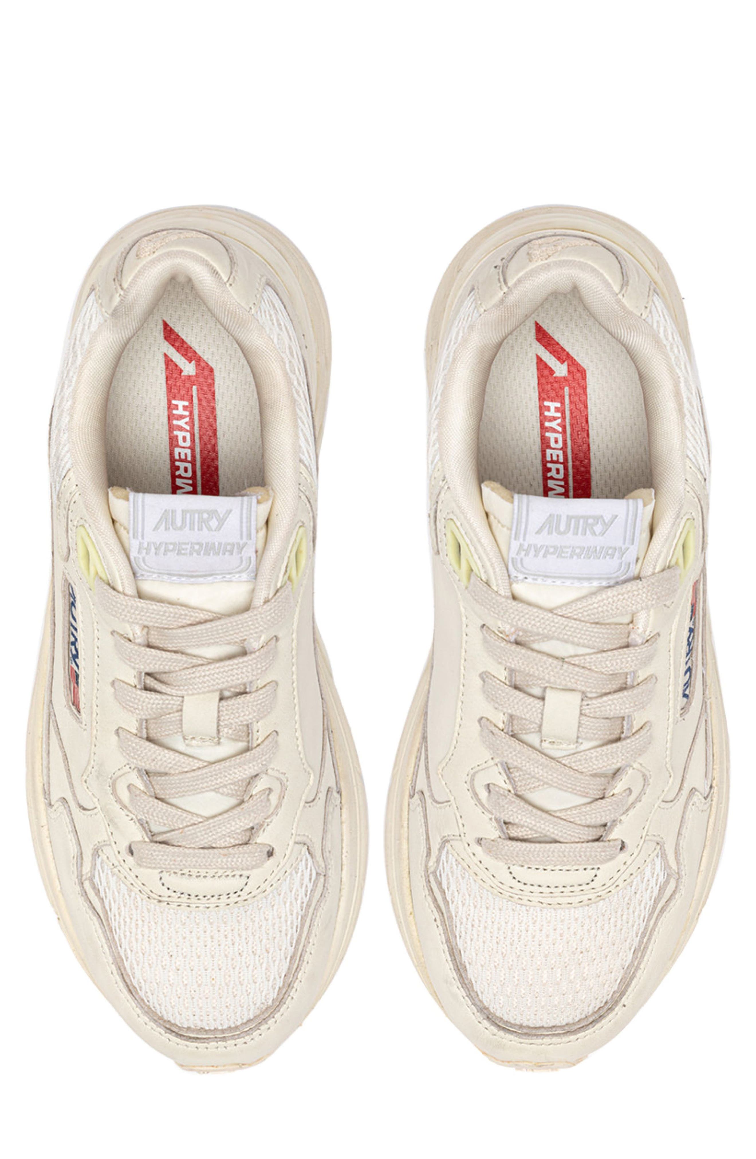 AUTRY Hyperway Low Sneaker, Alternate, color, White