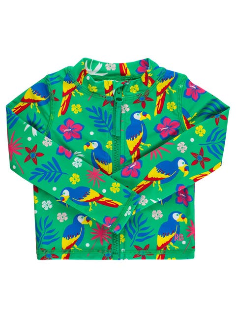 Unisex Long Sleeve Full Zip Rash Guard