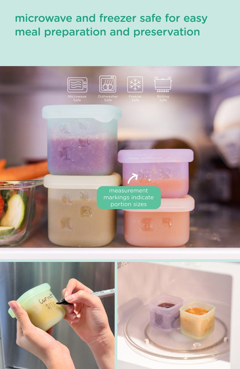 Olababy Set of 4 Snack Containers, Alternate, color,