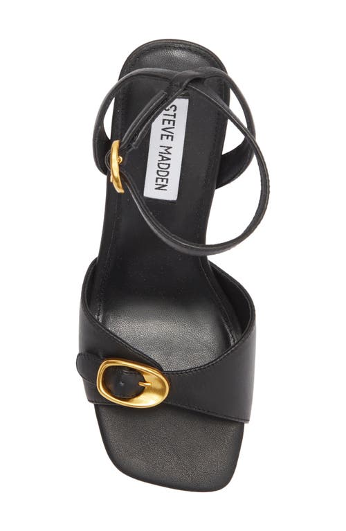 Steve Madden Lilliana Ankle Strap Sandal In Black