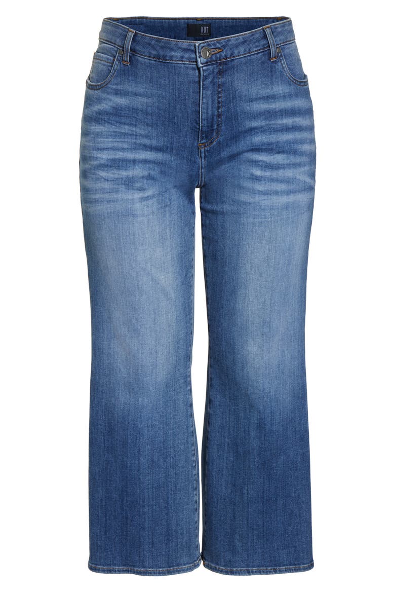 Wide Leg Crop Jeans, Alternate, color, QUICK