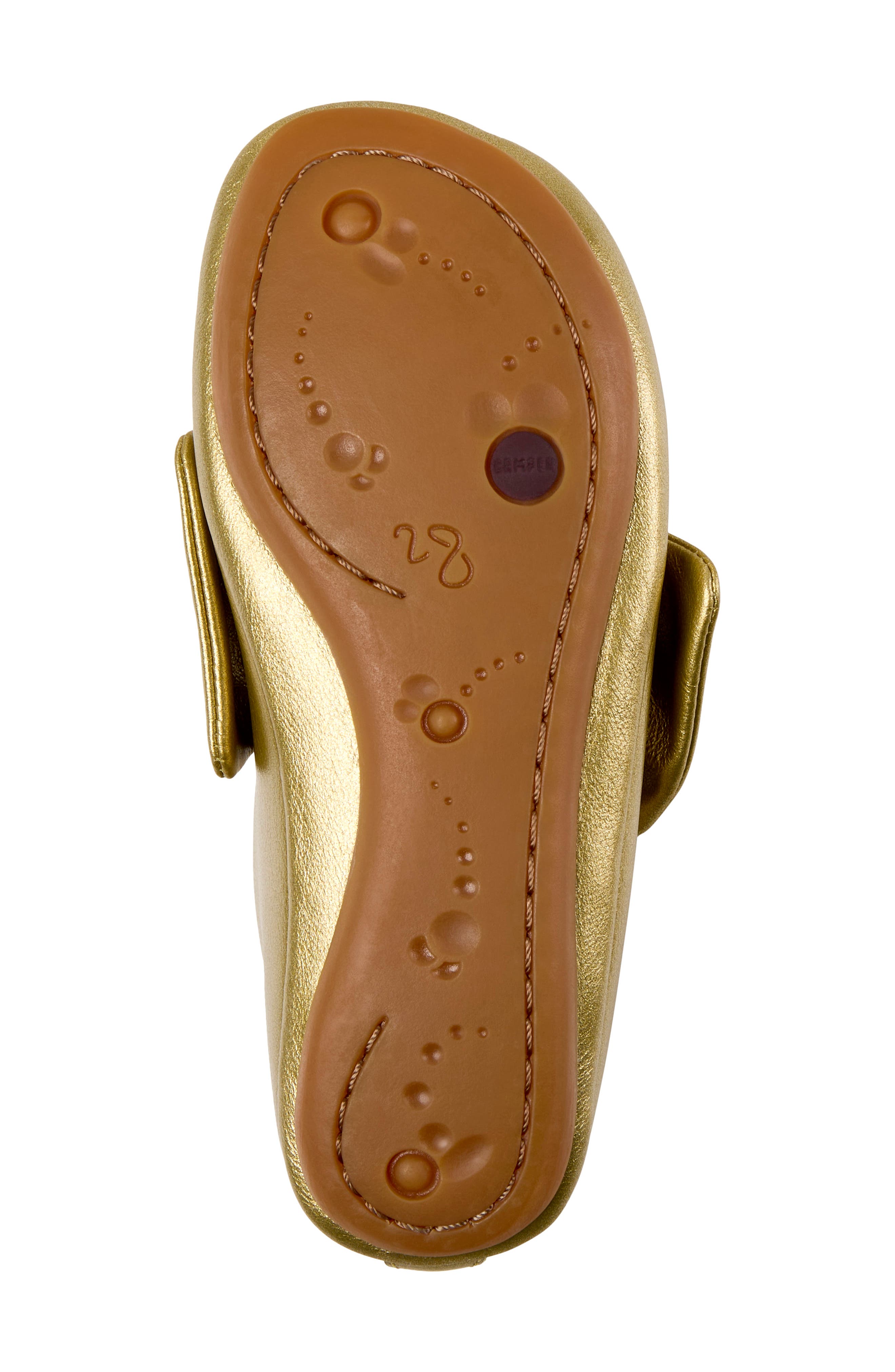 Kids' Right Ballerina Flat, Alternate, color, GOLD