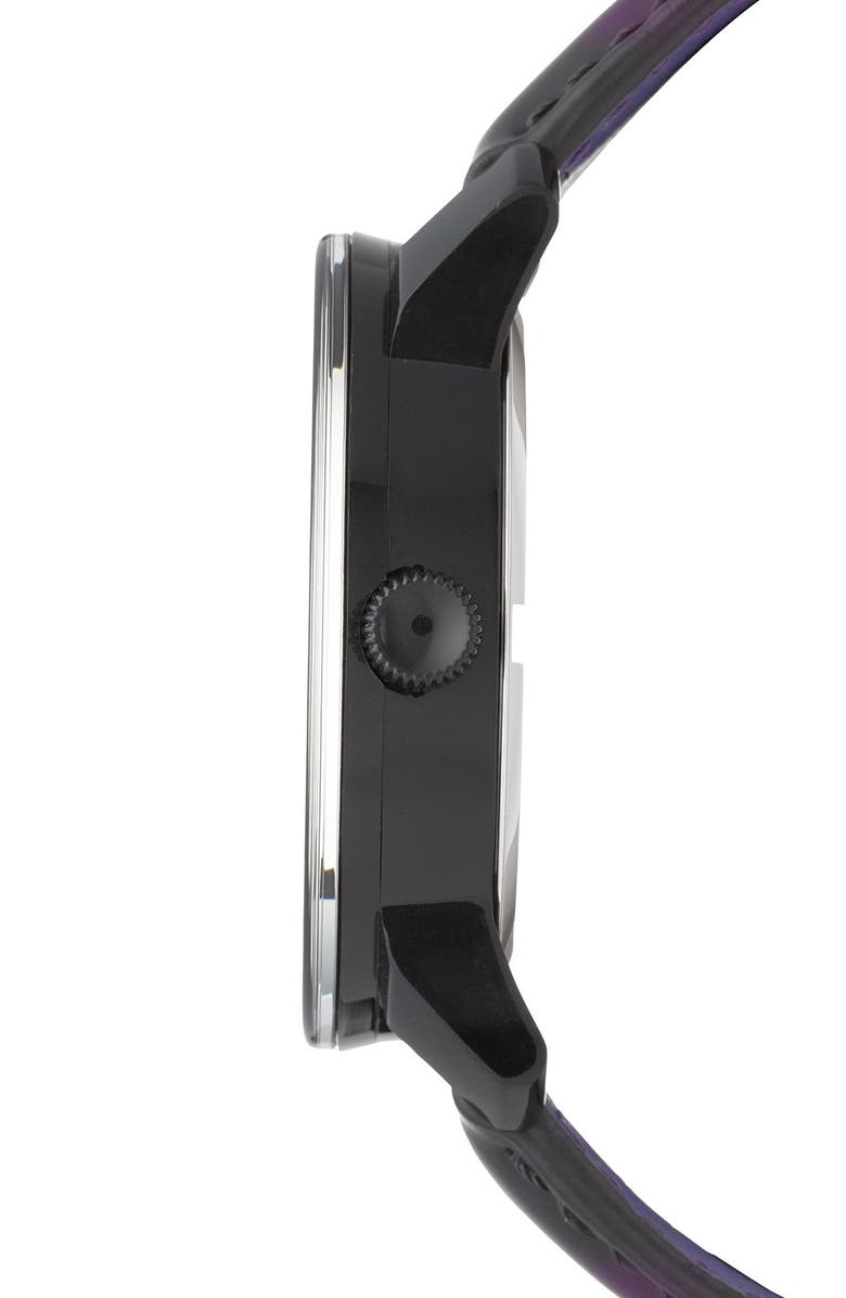 Movado 'Bold' Carbon Fiber Dial Watch, 42mm, Alternate, color,