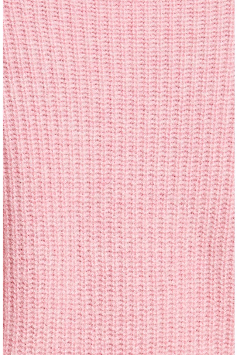 Wool & Cashmere Puff Sleeve Turtleneck Sweater, Alternate, color, SPANISH PINK