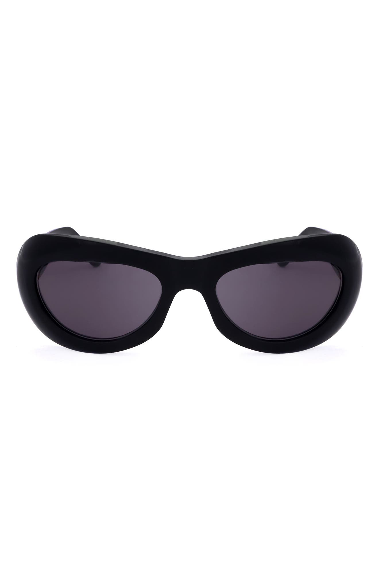 Marni 59mm Wrap Oval Sunglasses