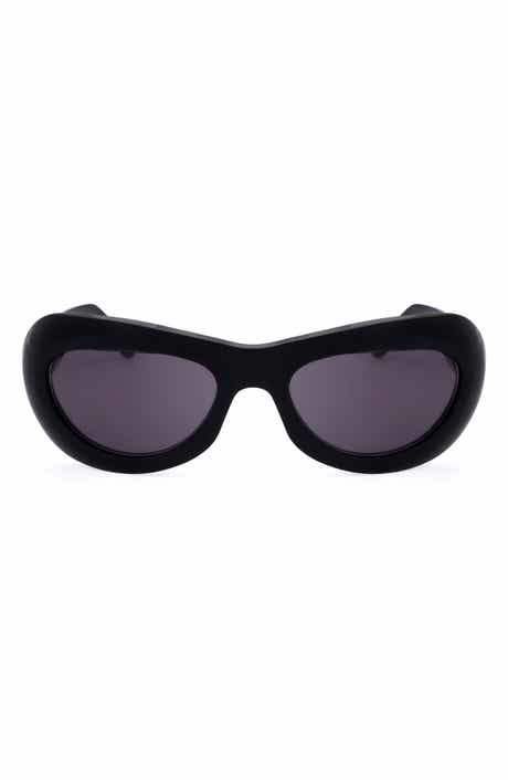 Marni 59mm Wrap Oval Sunglasses