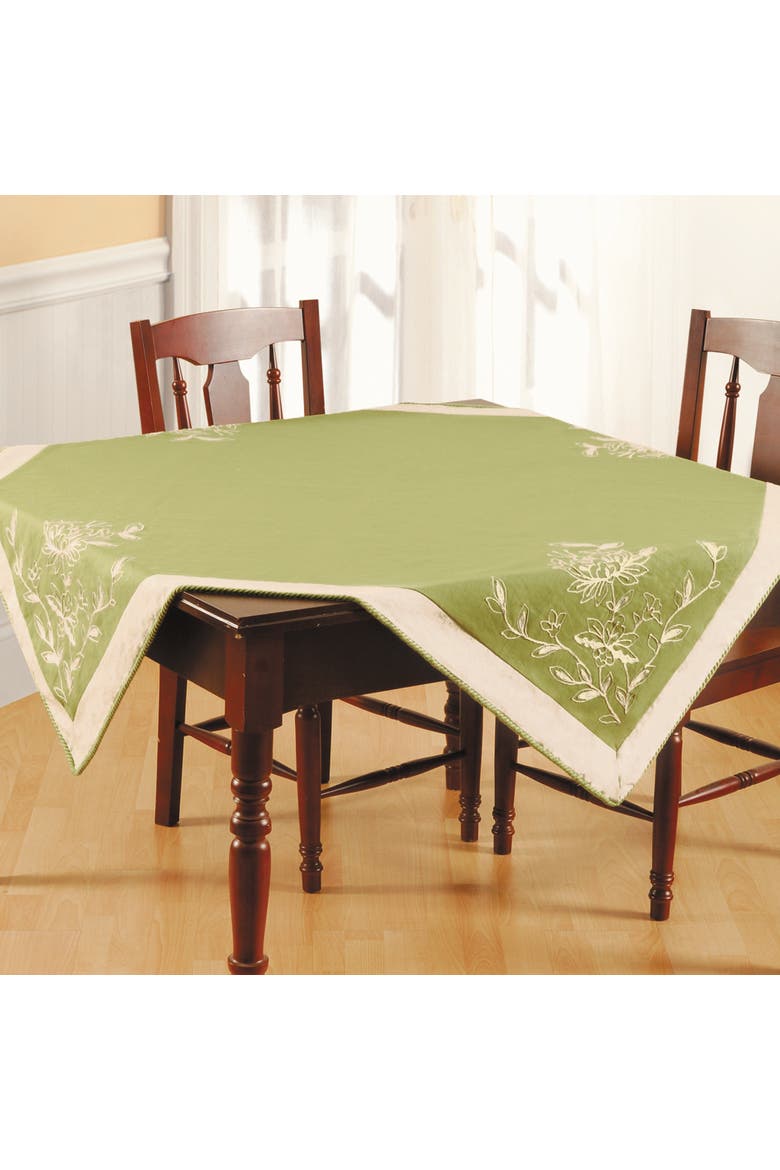 Natural Instincts Table Topper, Main, color, Green