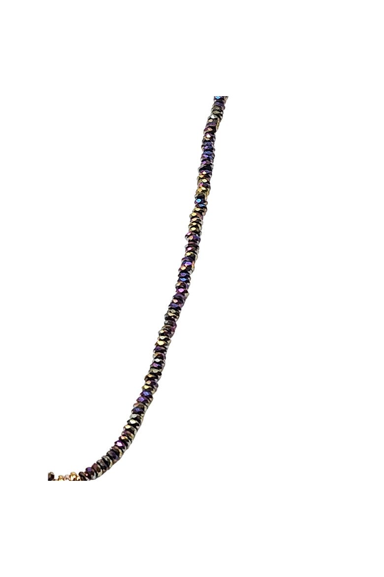 Rainbow Pyrite Kiss Necklace, Alternate, color, multicolor