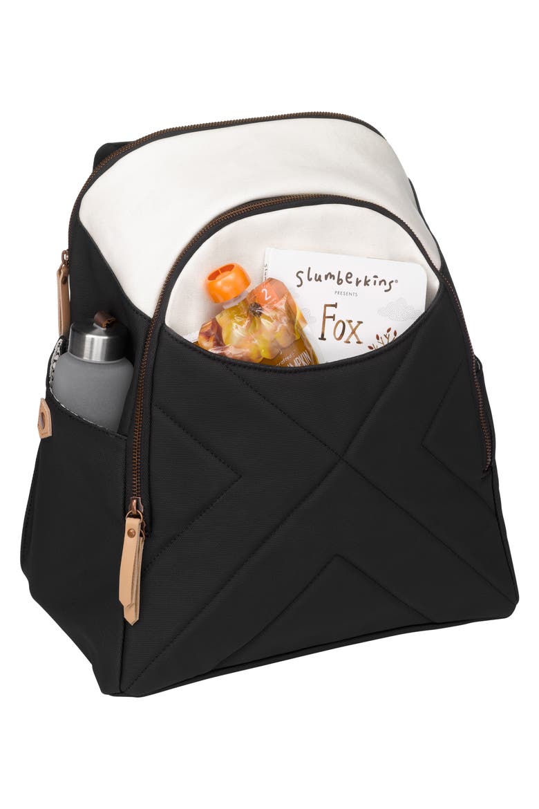 Inter-Mix Slope Diaper Backpack, Alternate, color, BIRCH BLACK