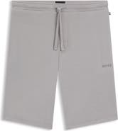 BOSS Ribbed Knit Pajama Shorts