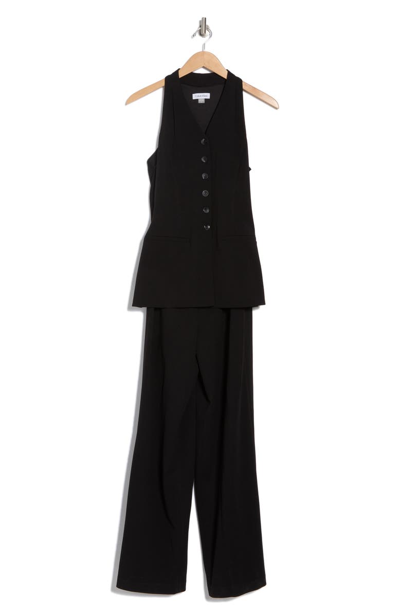 Calvin Klein Vest Jumpsuit, Alternate, color,