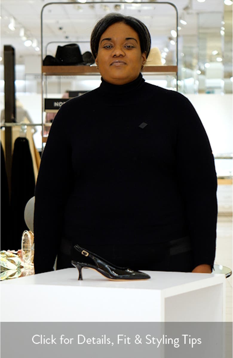 Palerma Pointed Toe Kitten Heel Slingback Pump, sales video thumbnail