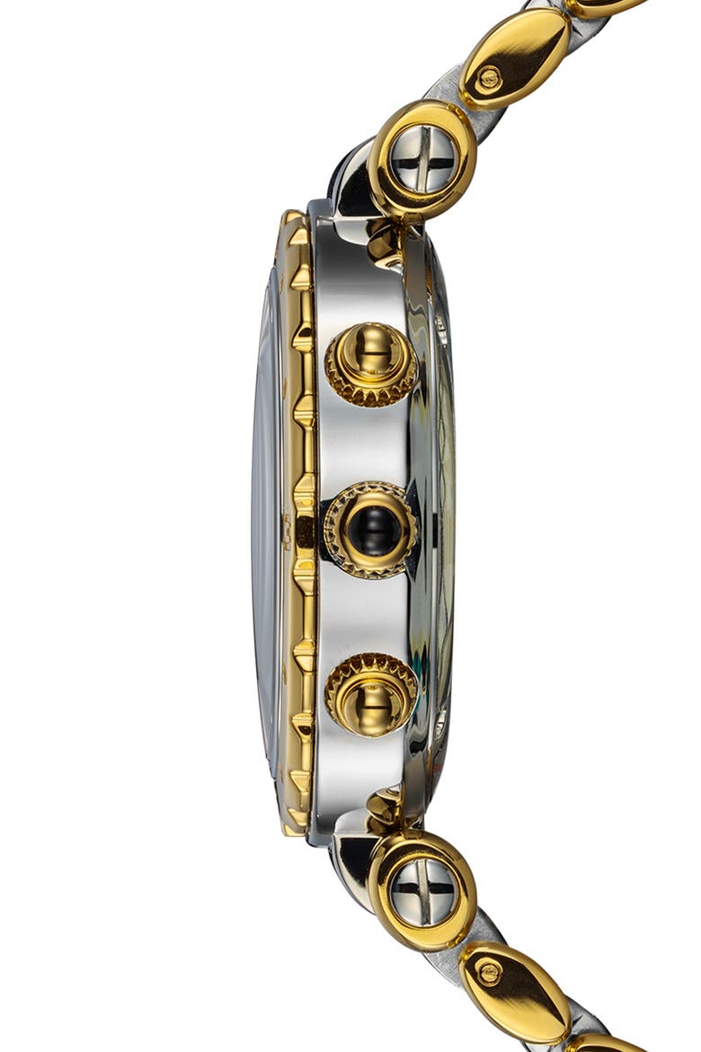 Balmainia Diamond Chronograph Bracelet Watch, 31mm, Alternate, color, STAINLESS STEEL