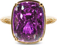 Sterling Forever Elongated Cushion-Cut Cubic Zirconia Cocktail Ring
