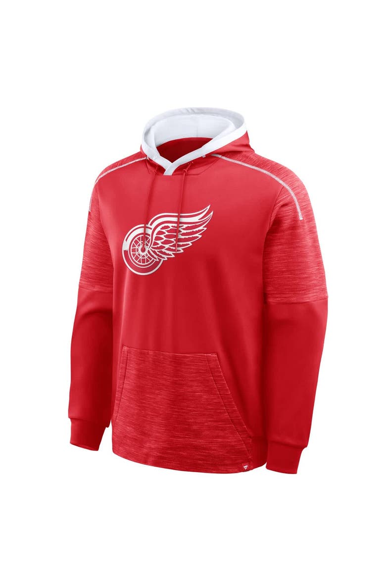 Men's Fanatics Red Detroit Red Wings Goaltender Defender Pullover Hoodie, Alternate, color, Red