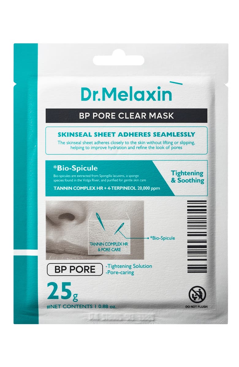 DR MELAXIN BP Pore Clear Facial Mask - 5-Pack, Alternate, color,