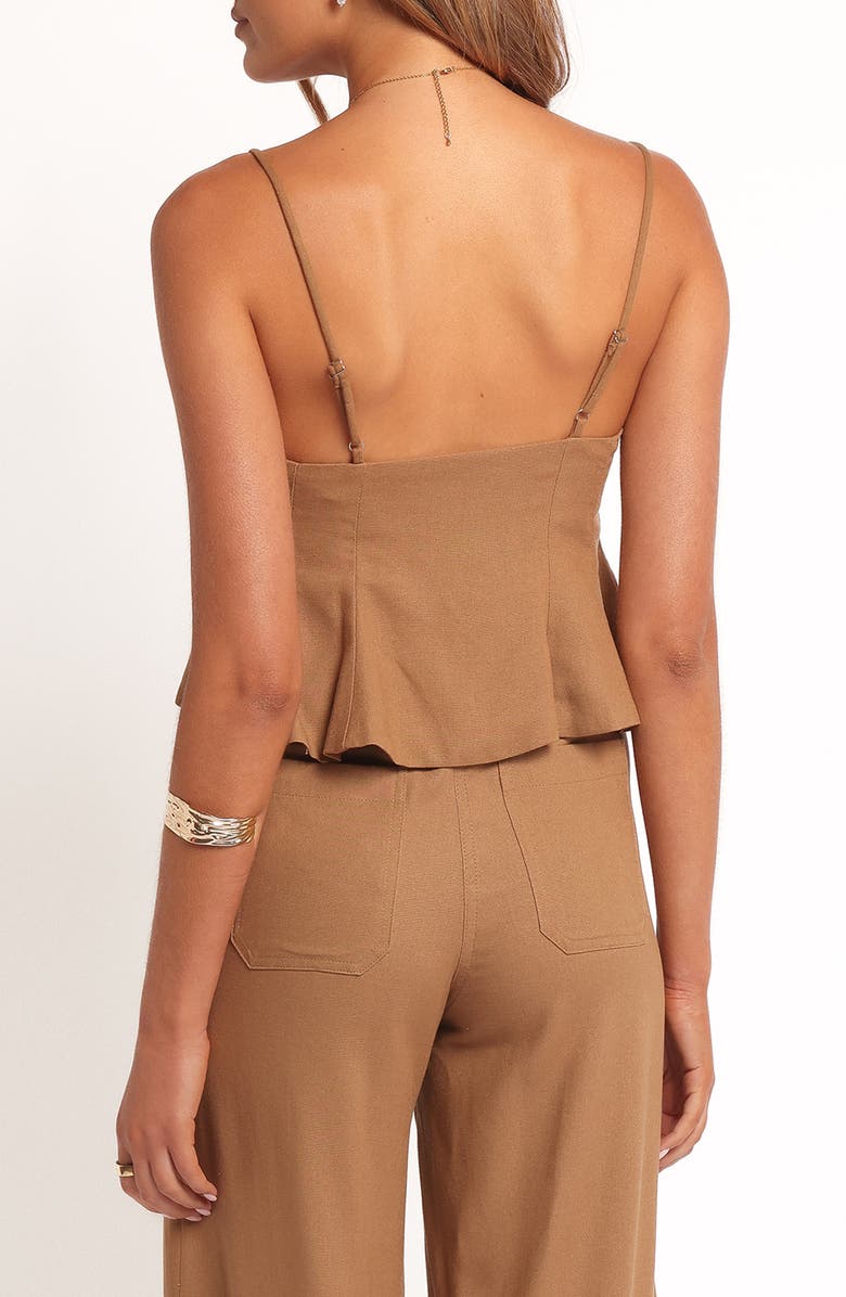 Petal & Pup Zuva Cotton & Linen Top, Alternate, color, Golden Palm