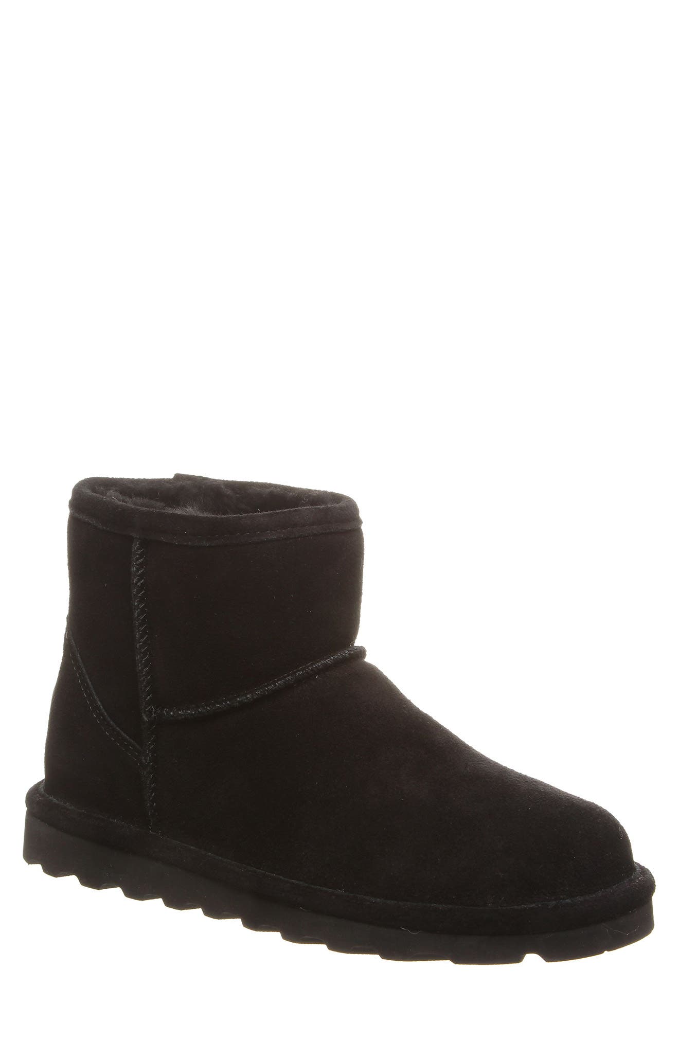 BEARPAW Alyssa Genuine Shearling Bootie, Main, color, 