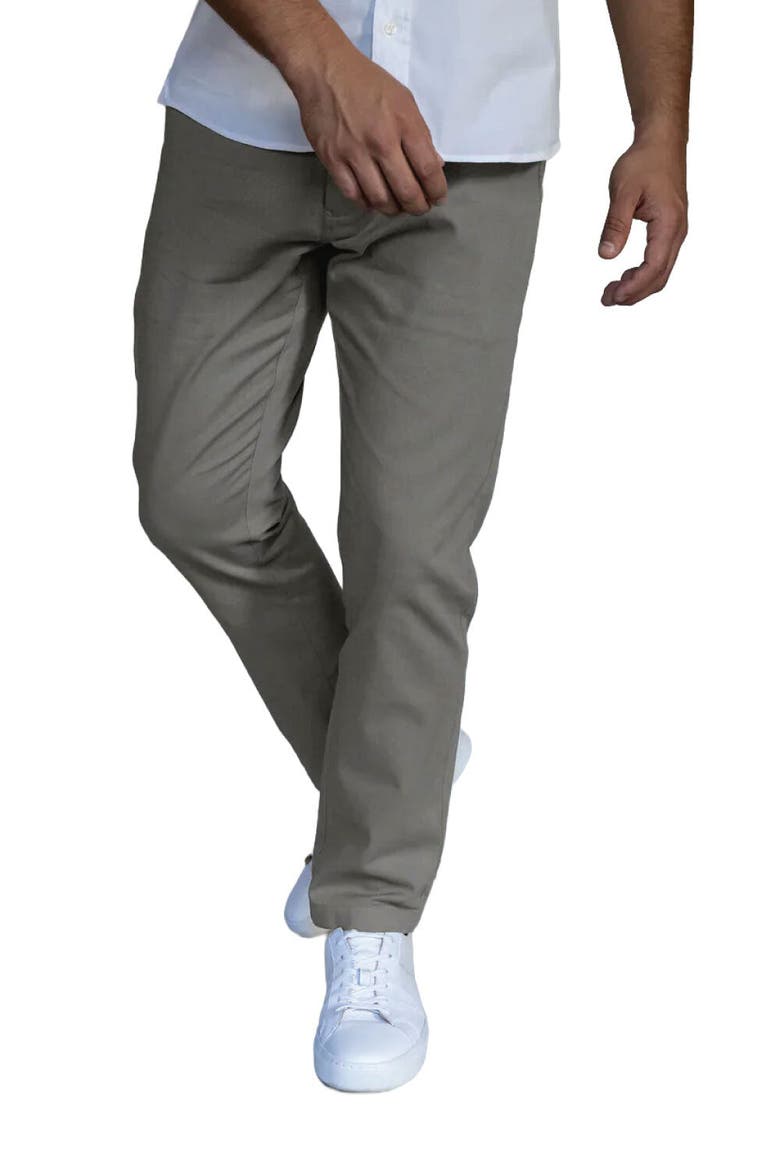 Stretch Chinos Slim Fit, Main, color, Grey