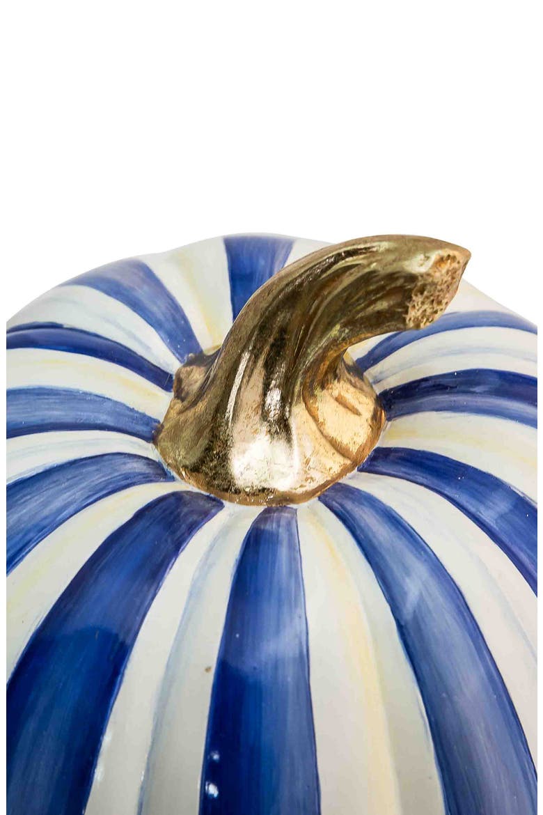 Royal Stripe Medium Pumpkin, Alternate, color, BLUE