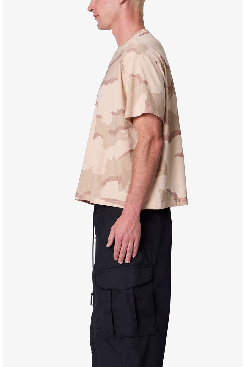 Sprayed Slub Camouflage T-Shirt, Alternate, color, DESERT CAMO