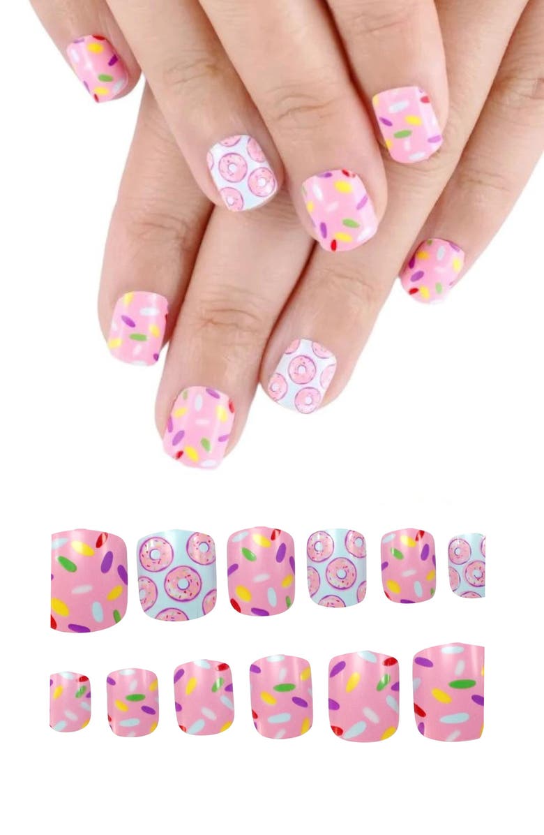 POLISH ME SILLY Kids' Sweet Treats Press-On Nails, Alternate, color, 