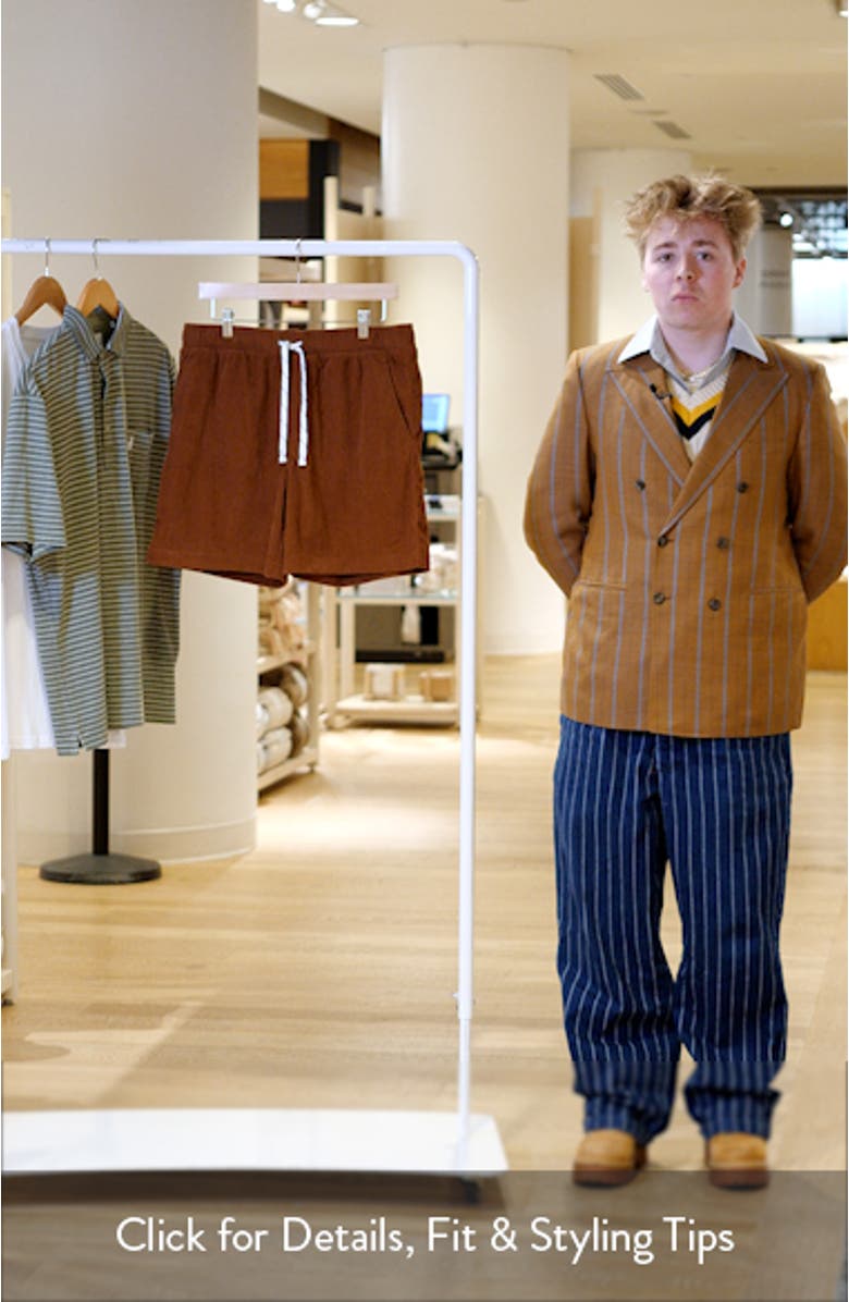 Drawstring Corduroy Shorts, sales video thumbnail