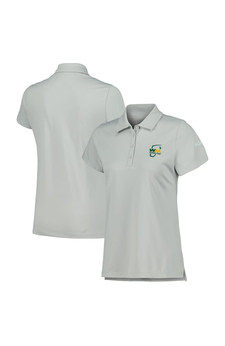 Columbia Women's Columbia Gray WM Phoenix Open Birdie Omni-Wick Polo, Main, color, Gray
