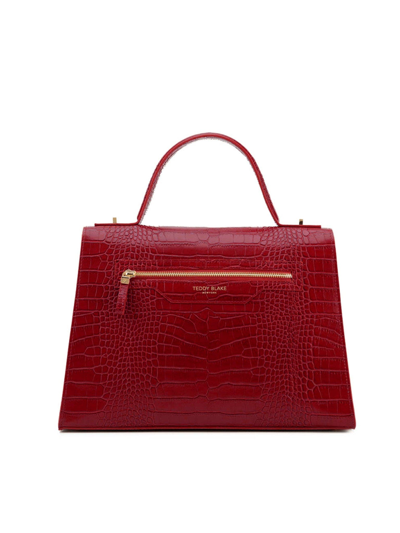 Teddy Blake Ava Croco  14", Alternate, color, Dark Red