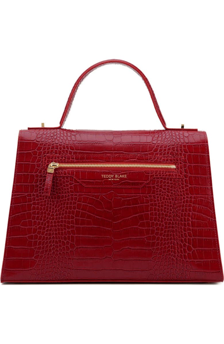 Teddy Blake Ava Croco 14", Alternate, color, Dark Red