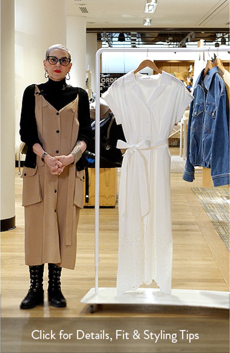 Versailles Cutwork Maxi Shirtdress, sales video thumbnail