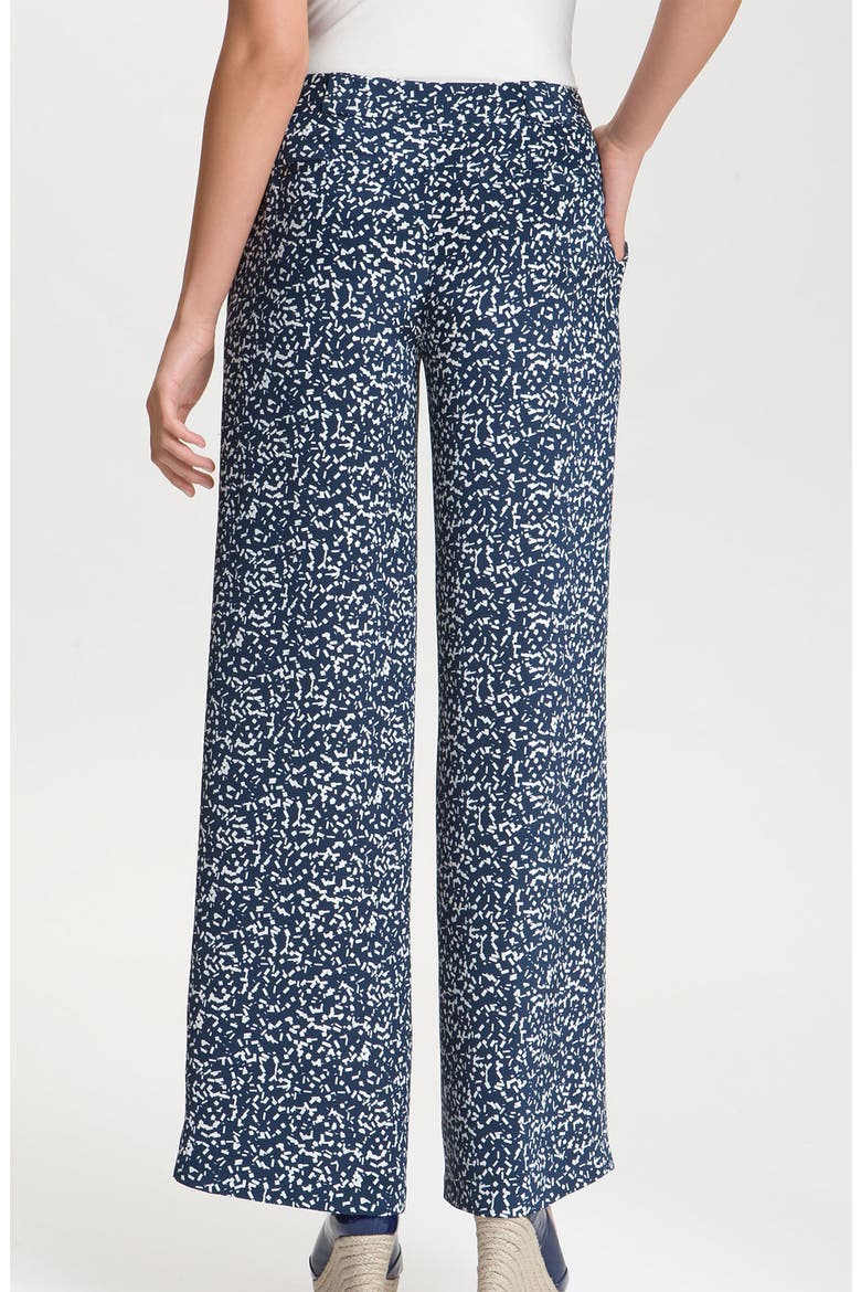'Seta' Wide Leg Silk Pants, Alternate, color, FRAGMENTED BLOCKS