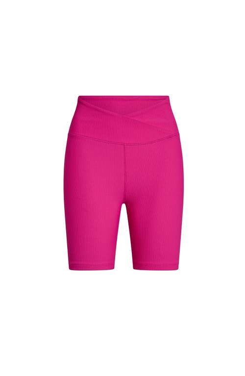 ELECTRIC YOGA Rib Biker Shorts in Pink Yarrow  product